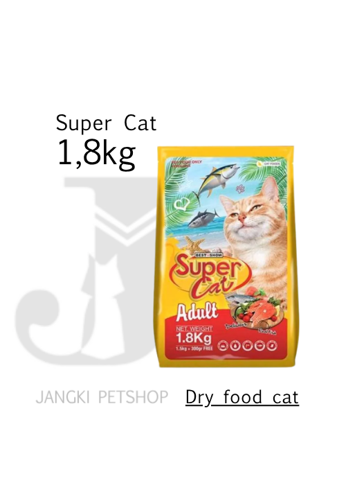 Super Cat Adult 1,8 kg - Makanan Kering Kucing 1,8 kg