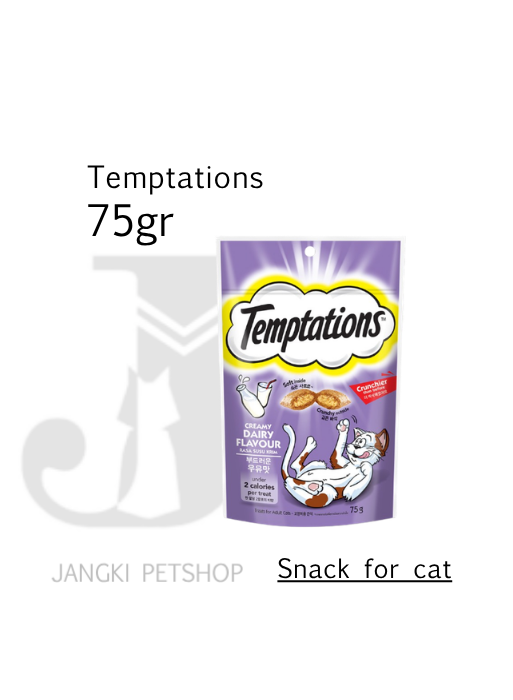 Temptation Snack Dairy 75 gr - Snack Kucing 75 gr