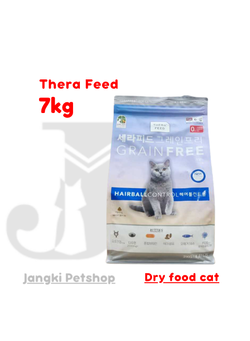 Thera Feed Hairball Control 7 kg - Makanan Kering Kucing 7 kg