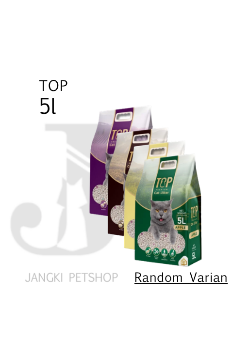 TOP Catsand 5 L (Random Varian) - Pasir Kucing 5 L