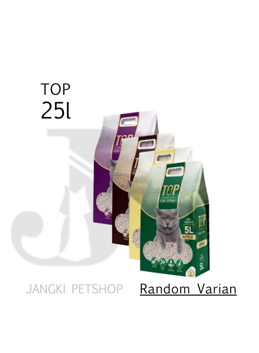 TOP Catsand 25 L (Random Varian) - Pasir Kucing 25 L