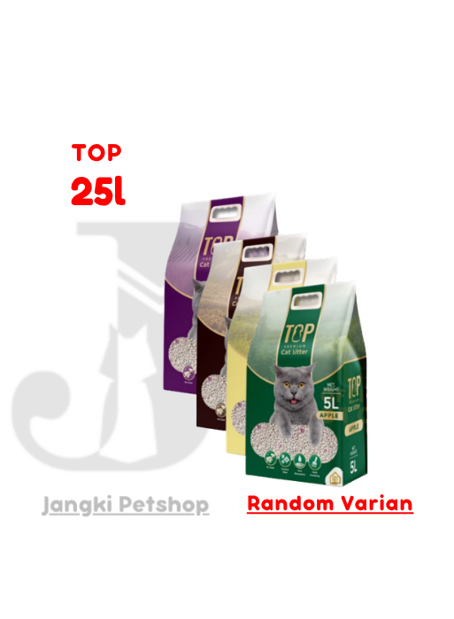 TOP Catsand 25 L (Random Varian) - Pasir Kucing 25 L