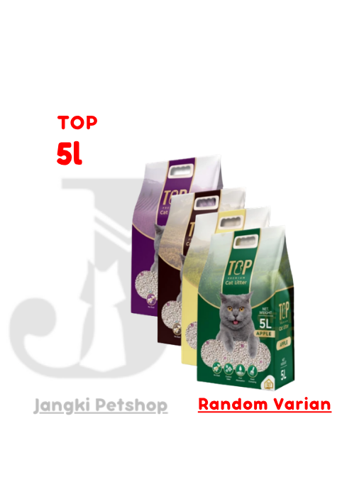 TOP Catsand 5 L (Random Varian) - Pasir Kucing 5 L