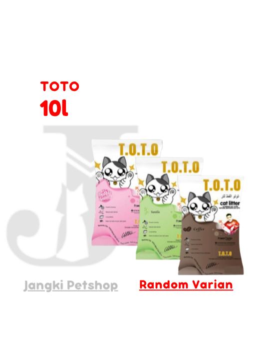 Toto Cat Litter 10 L (Random Varian) - Pasir Kucing 10 L