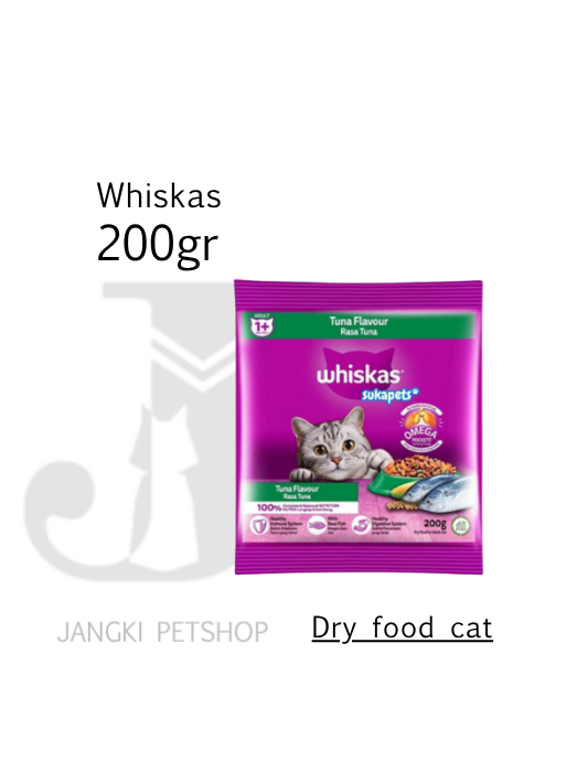 Whiskas Adult Tuna 200 gr - Makanan Kering Kucing 200 gr