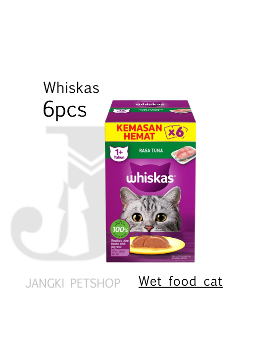 Whiskas Pouch SVMP Adult Tuna ( 6 pcs) - Makanan Pouch Kucing 6 pcs