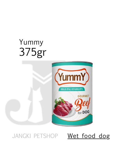 Yummy Dog Beef 375 gr - Makanan Kering Anjing 375 gr