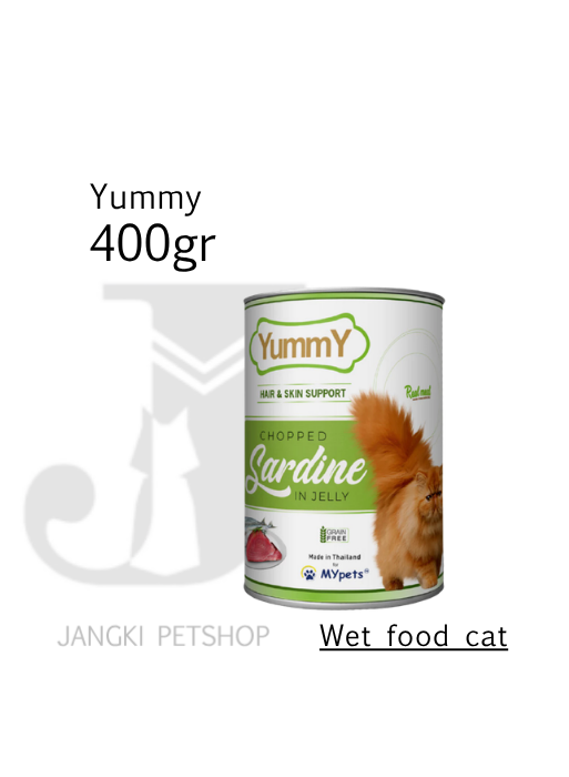 Yummy Cat Sarden 400 gr - Makanan Kering Kucing 400 gr