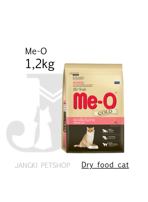 Me-o Gold Makanan Kucing Adult Indoor 1,2kg