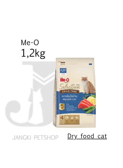 Me-o Gold Makanan Kucing Selection Grain Adult Indoor 1,2kg