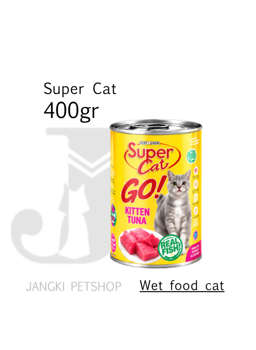 Super Cat Go Makanan Kucing Kitten Tuna 400gr